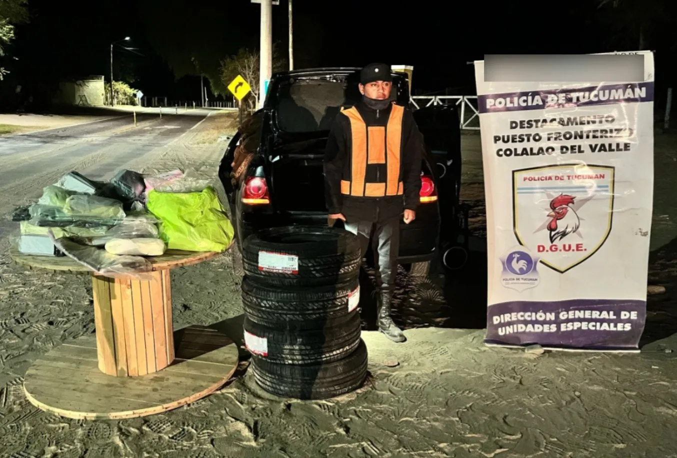 Policía en Colalao del Valle