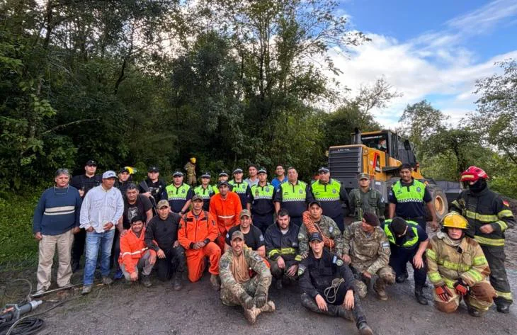 rescate de camionero