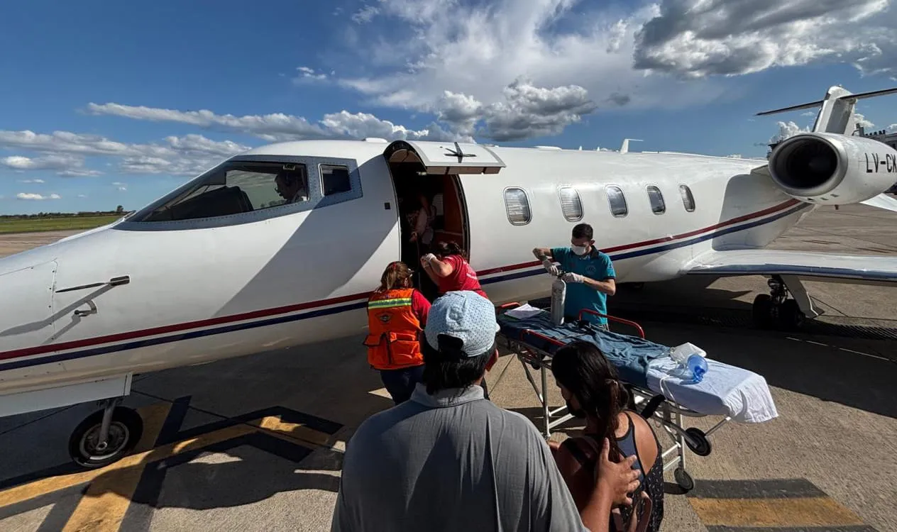 aeroevacuación pediatrica