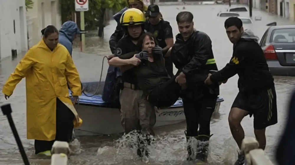 Inundaciones en Bahía Blanca