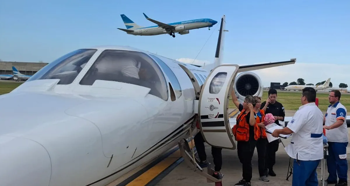 Vuelo humanitario al Garrahan