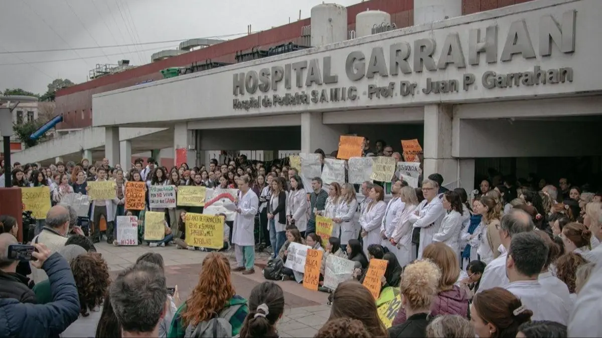 Garrahan protesta
