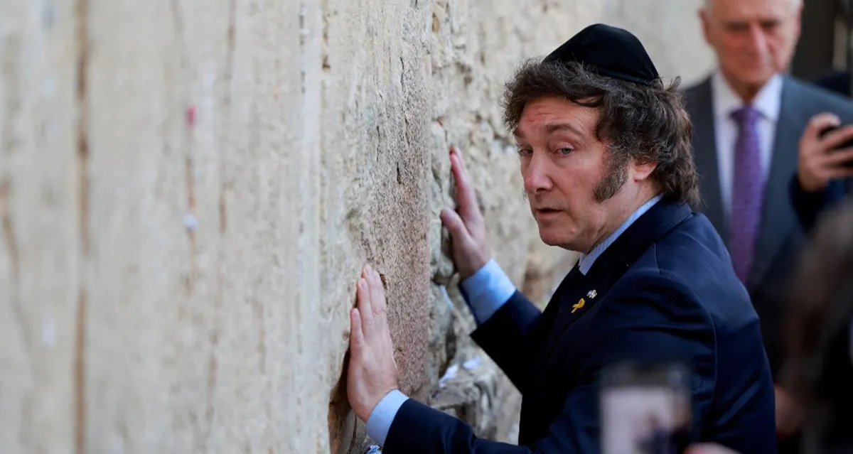 Milei llegó a Israel