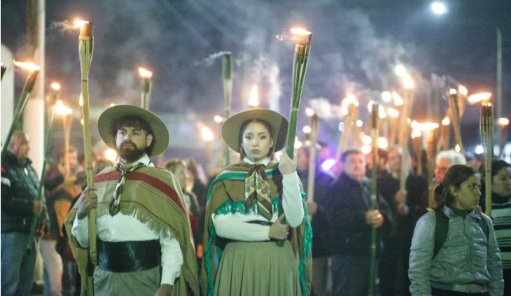 marcha de antorchas
