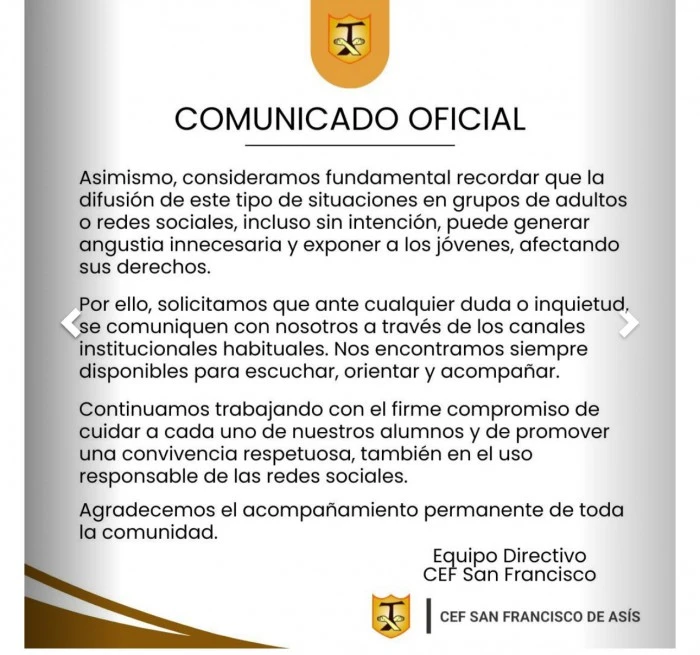 comunicado san francisco 2