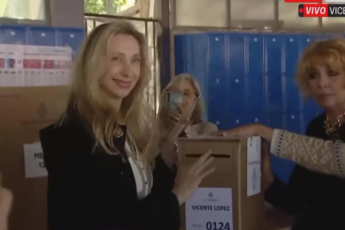 karina milei votando